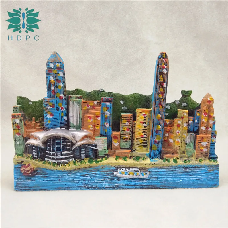 

resin figure mental psychological sand table game box court therapy building Hong Kong Victoria Harbour