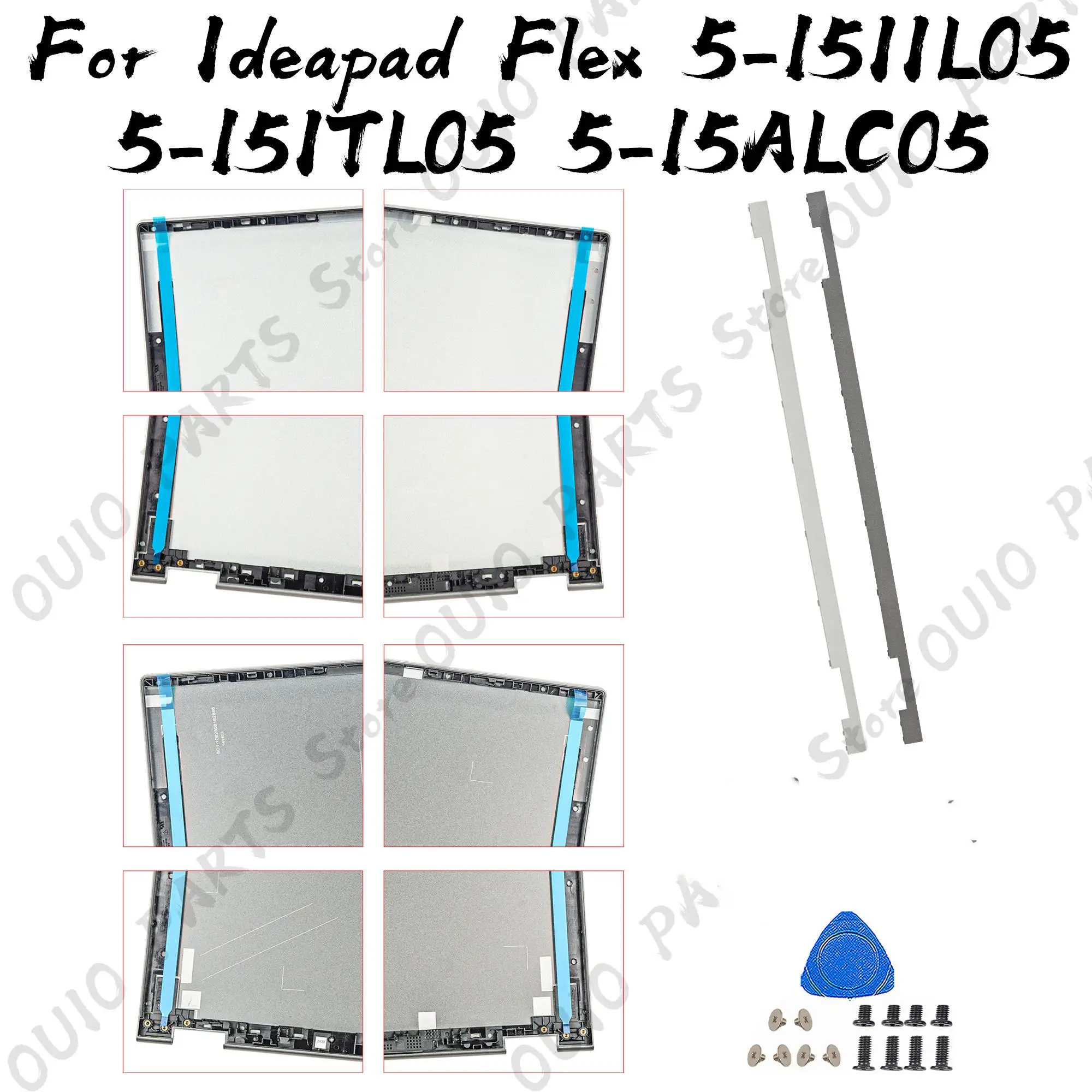 

Новый чехол для Ideapad Flex 5 15ALC05 15IIL05 15ARE05 15ITL05 c550-15, задняя крышка ЖК-дисплея, задняя крышка, верхняя замена, 14 дюймов, металл, 15,6 дюйма