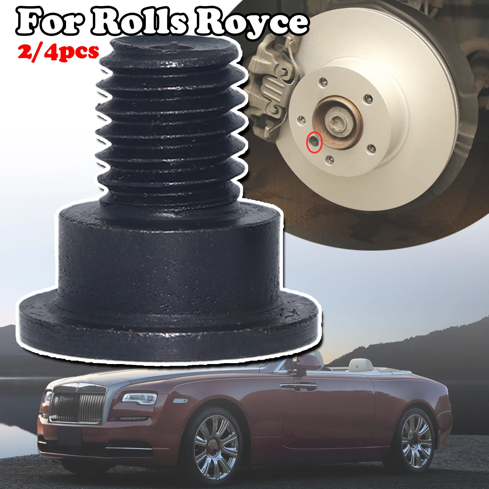 

Brake Disc Retaining Screws For Rolls Royce Dawn Ghost Phantom Wraith Rotor Hex Mount Countersunk Bolt 34211161806 Automobiles