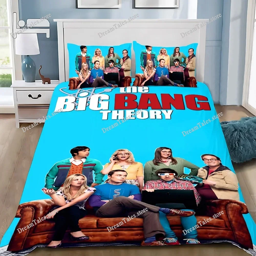 

Duvet Cover Pillowcase Bedding Set The Big BangS TheoryS Adult Boy Girl Bedroom Decoration Children Gift Single Double Large