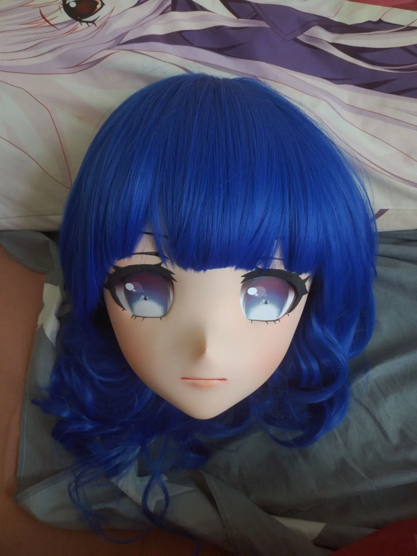 (RB293) qualité fait à la main femme/fille résine 3/4 tête personnage de dessin animé japonais Cosplay Kigurumi masque Crossdress poupée masque