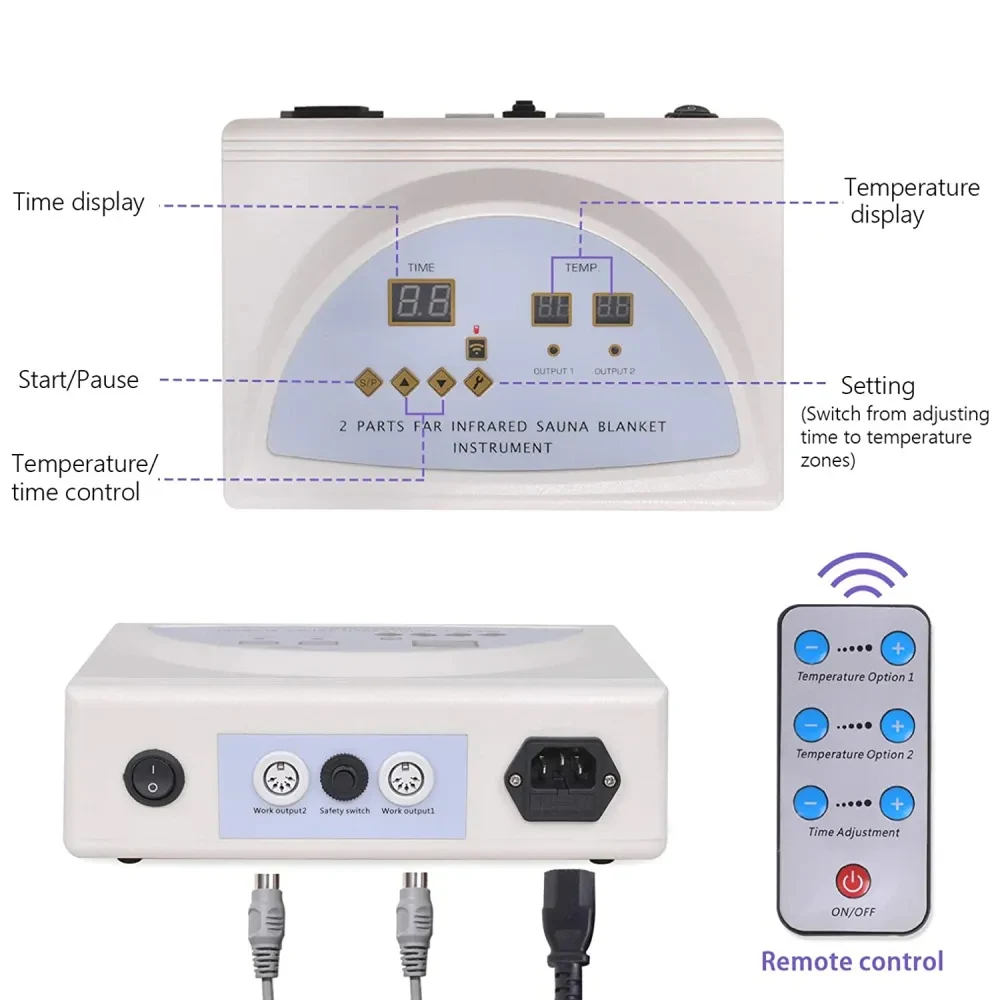 بطانية ساونا بأكمام، بطانية ساونا حرارية رقمية لتشكيل الجسم لفقدان الوزن واللياقة البدنية #3
