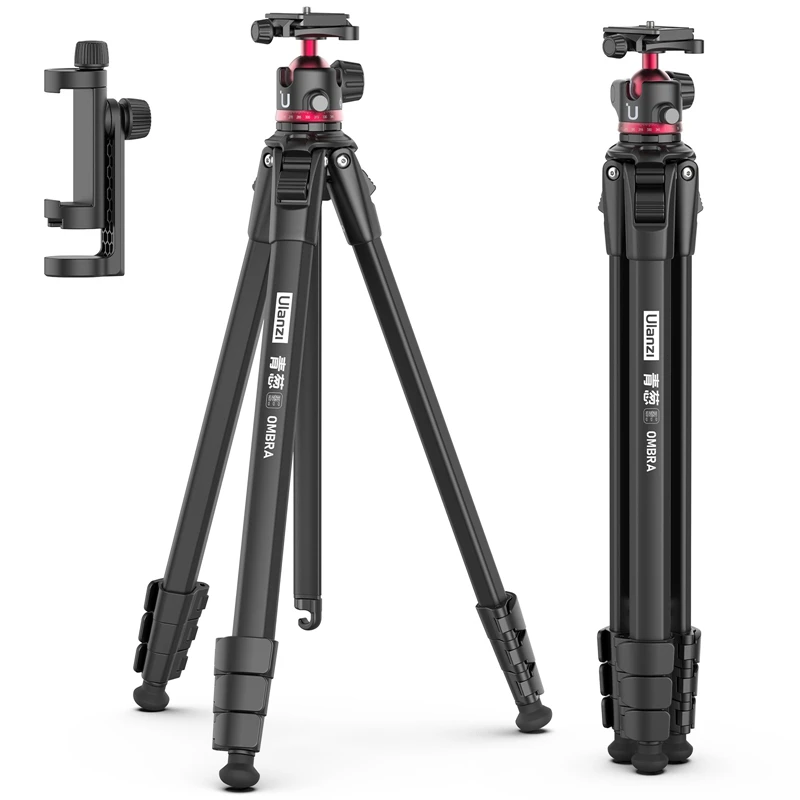 Ulanzi OMBRA YING 1.58M Travel Tripod Aluminum Alloy Camera Tripod Monopod With 360° Ball Head Arca Swiss Plate Max Load 8KG