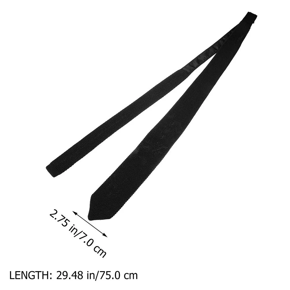 2 stuks jacquard gebreide stropdassen zwart kerstpatroon klassieke Britse stijl elegante feestelijke stropdas voor mannen vrouwen zakelijk formeel
