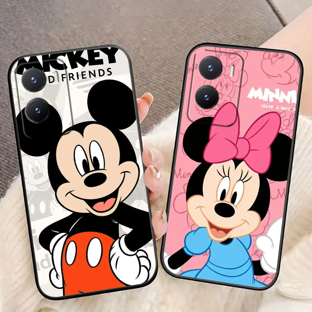 

D-Disney Mouse Mickey Minnie Phone Case For VIVO Y93 Y78 Y76 Y72 Y51 Y50 Y36 Y35 Y33T Y31 Y28 Y27 Y22S Y21 Y20 PLUS 4G 5G Case