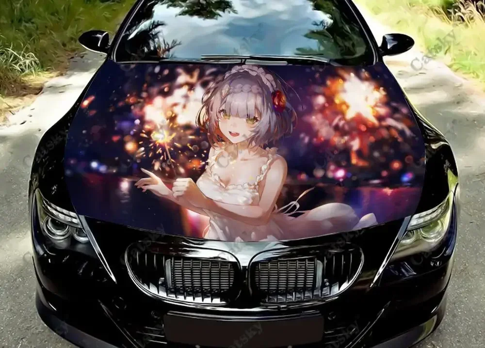

Noelle - Genshin Impact Print Car Hood Vinyl Stickers Wrap Vinyl Film Engine Cover Decals Sticker on Car Auto Accessories