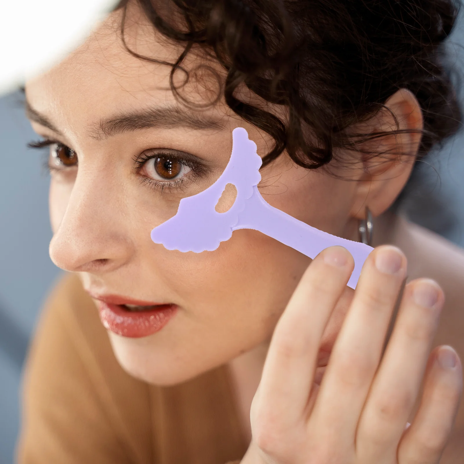 

3Pcs Eyeliner Aid Tool Silicone Reusable Eye Makeup Guide for Women Smooth Easy Clean Multipurpose Stencil Applicator