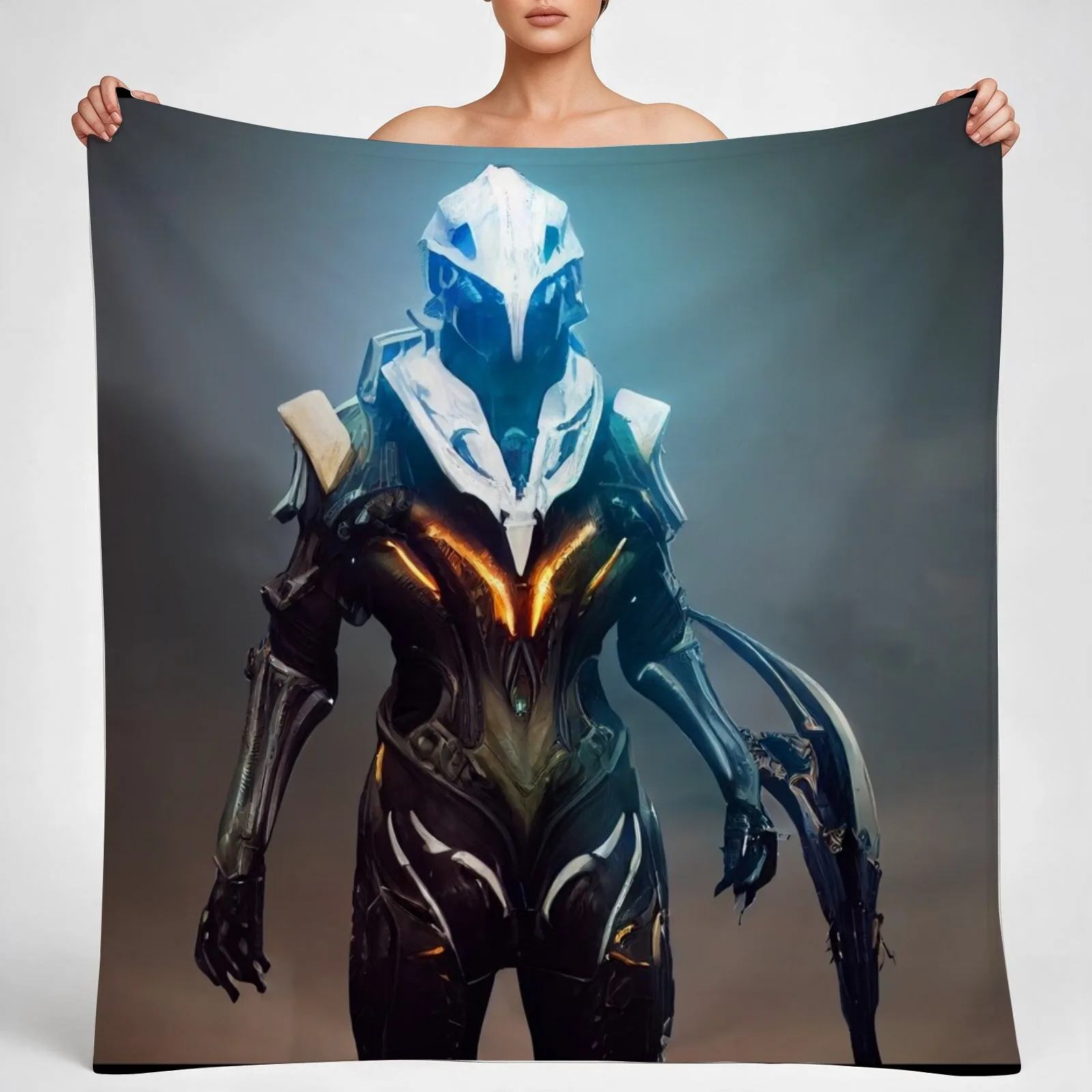warframe Throw Blanket couch cozy soft plush fuzzy picnic outdoor blanket
