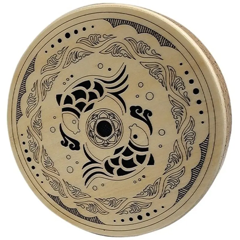 

Professional Percussion Instrument Solid Wood Stream Drum Ocean Rain Sound Hand Drums Meditation Yoga Sound Healing-AT20