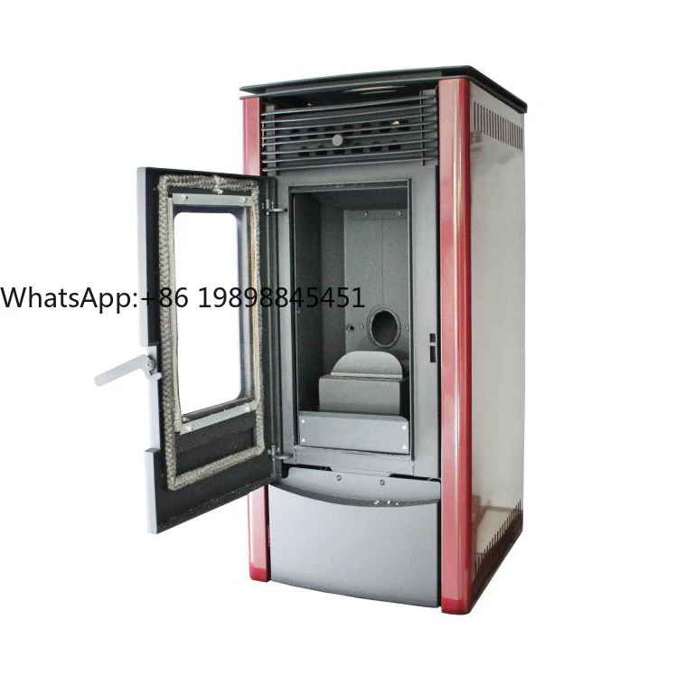 Últimas ofertas destacadas Estufa de pellets y ventilador de varias piezas y estufa de pellets de aserrín de inserción Estufa de pellets independiente