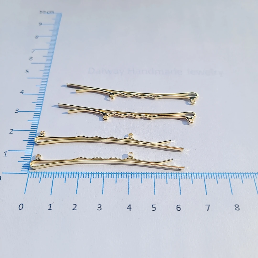 

Gold Bobby Pins with Loop