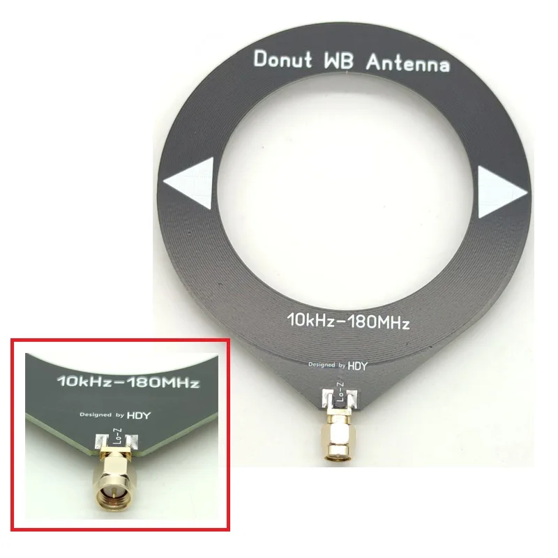 

10k-100mhz donut broadband antenna receiving antenna low impedance converter