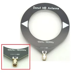 10k-100mhz donut broadband antenna receiving antenna low impedance converter