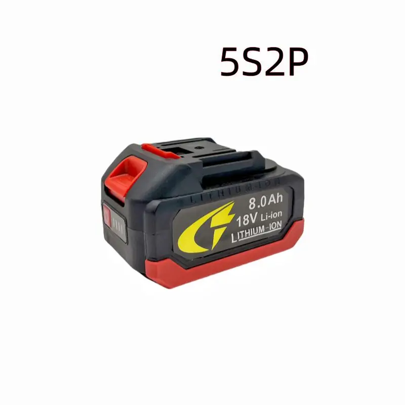 The 5S2P 18V 18650 lithium battery is suitable for charging the Makita 8.0Ah high current and high-power battery. Charger.