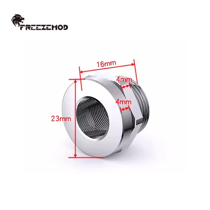 FREEZEMOD Water Cooling Injection Fitting, Pass-through Plate Type Top Liquid Injected Joint Hexagonal Nut, HCBJT-V2