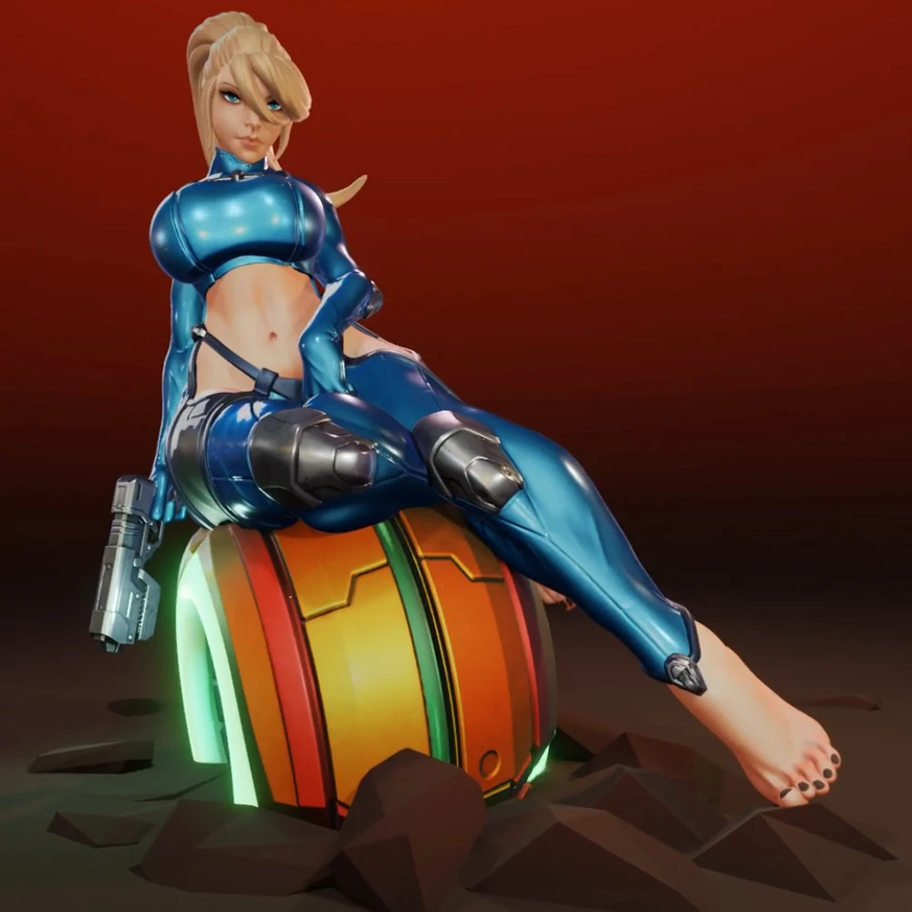 

1/24 3d Printing Model Kit Galaxy Sexy Warrior NSFW Anime Figure Model Kit DIY Miniature Reduction Statue Unpainted Toys