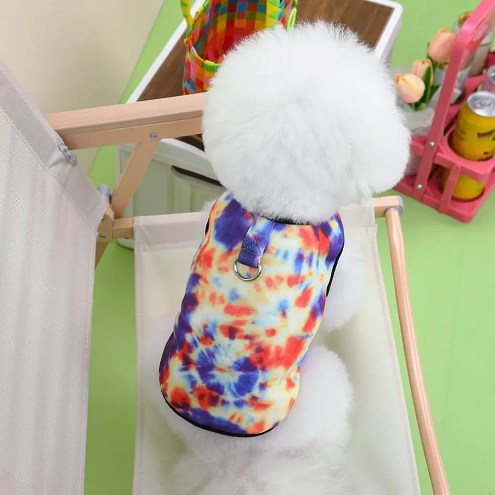 Pet Vest for Dogs Portable Dog Vest for Outings Stylish Multicolor Puppy Vest for Adorable Wear Autumn Winter for Indoor Outdoor