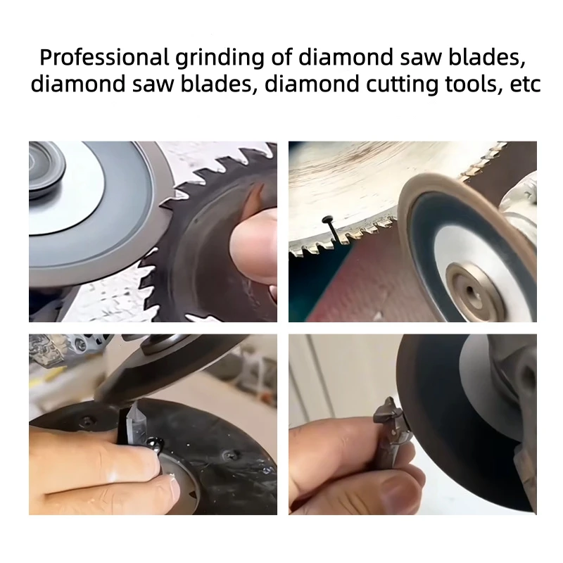 Diamond Grinding Wheel, Aluminum Core, Rubberwood Bowl Shaped Cutting Tool, Blade, Saw Blade, Polishing