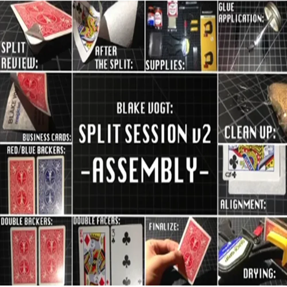 Blake Vogt - Split Sessions Vol 1-4- Magic Tricks