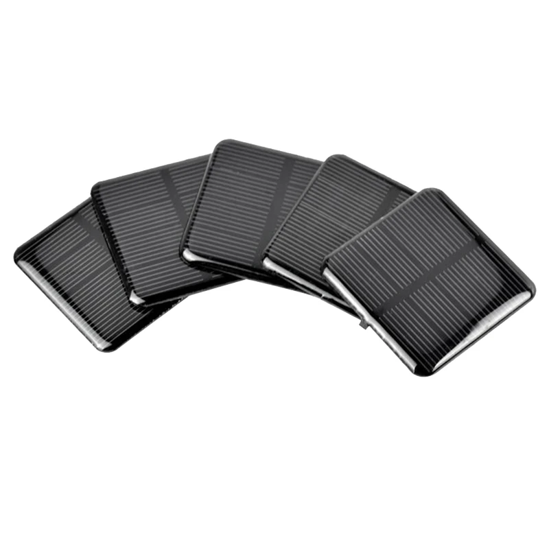 10PCS 2V 160MA 50 x50mm pannelli solari fai da te per caricabatterie per telefoni cellulari a batteria modulo in silicio monocristallino