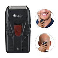Surker Electric Beard Trimmer Bald Head Shaver Razor for Men Barber Clipper 0mm Shaver Cordless USB Rechargeable