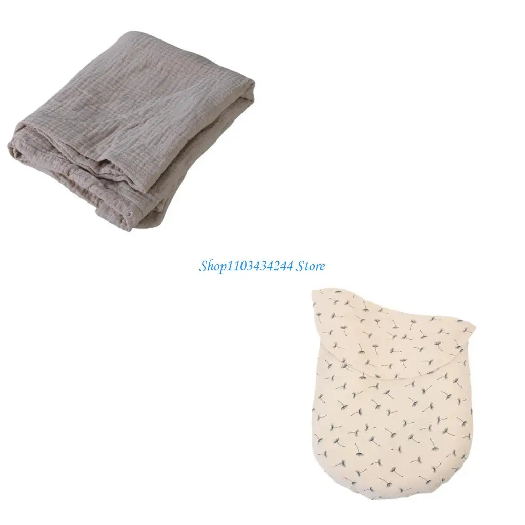 

Удобная хлопковая простыня, легкая простыня для кроватки новорожденных, легко чистящаяся простыня с красивым узором для детской