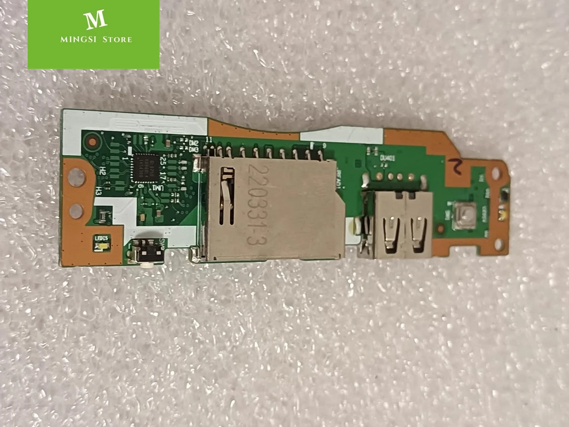 Imagem -02 - Leitor de Cartão sd Usb para Lenovo Ideapad 14aba7 Leitor de Cartão Placa do Botão Liga Desliga 5c50s25334 Ns-e531