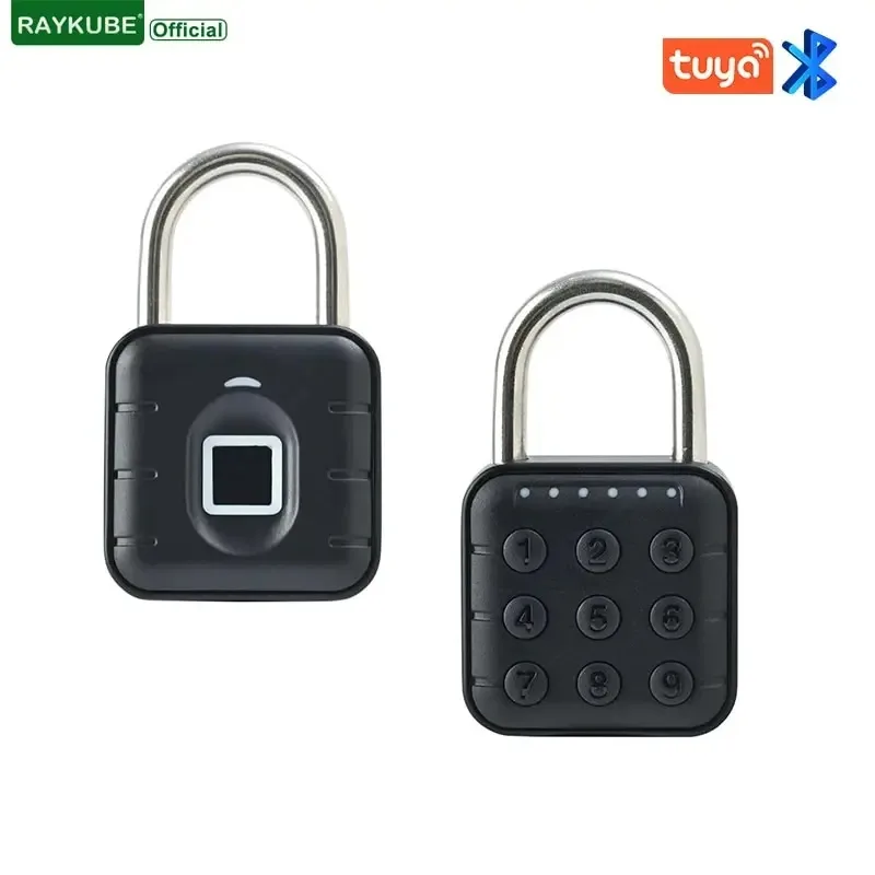 Zamek elektroniczny Tuya Bluetooth kłódka z czytnikiem linii papilarnych cyfrowa blokada bagażu APP tymczasowe hasło zdalnie zabawki dekompresyjne IP67