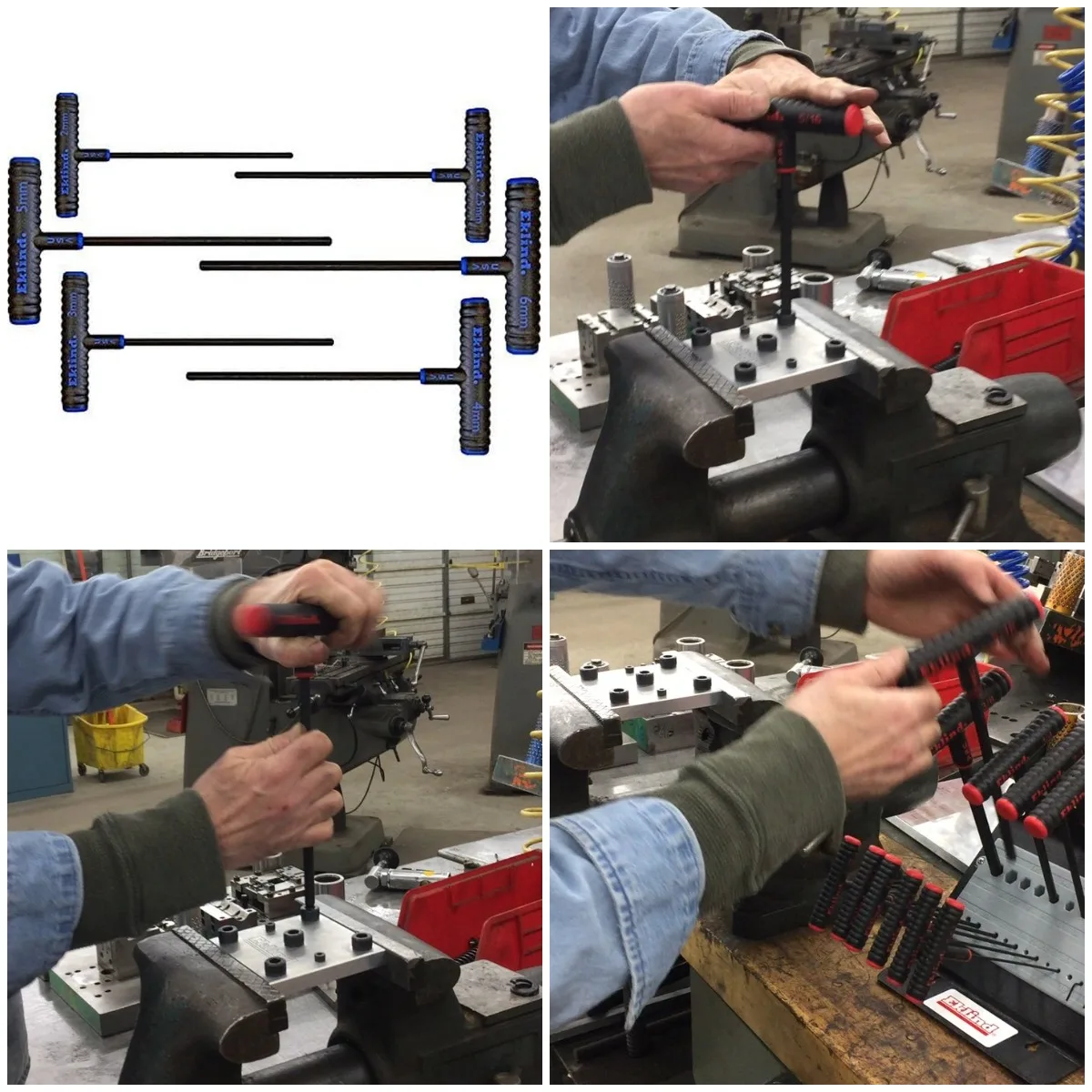 

64906 Power-T Handle Hex Key Allen Wrench Set, Metricmm Sizes 2-6, 6 Pieces