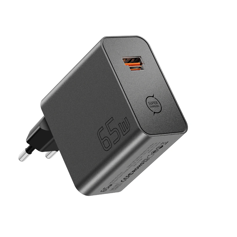 ESSAGER 65W GaN Ladegerät PD3.0 PPS QC4.0 Voll Kompatibel für iPhone 17 16 Samsung S26 MacBook Air Huawei Laptop PD Schnellladegerät