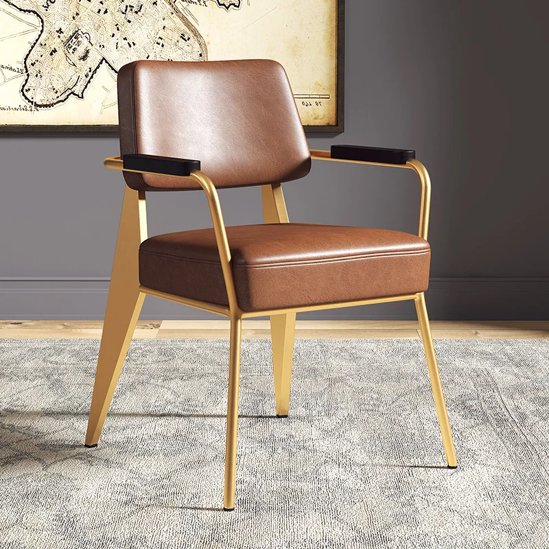

Loft Computer Chair Industrial Style Conference Office Single Home Chair Modern Simple Armrest Cadeira Escritorio Furniture