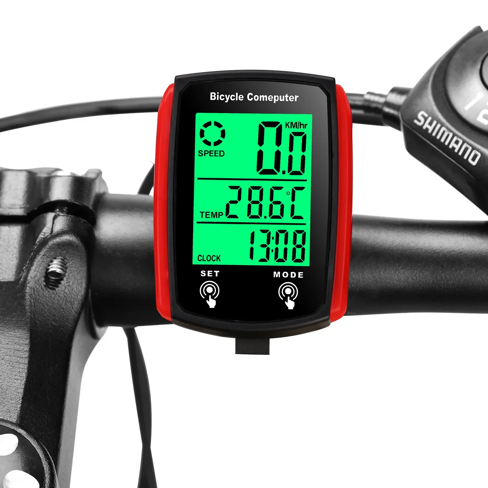 

Bike Computer Bicycle Odometer LCD Screen Wired Cycling Speedometer Mountain Bike Speedo Meter Bike Accessories