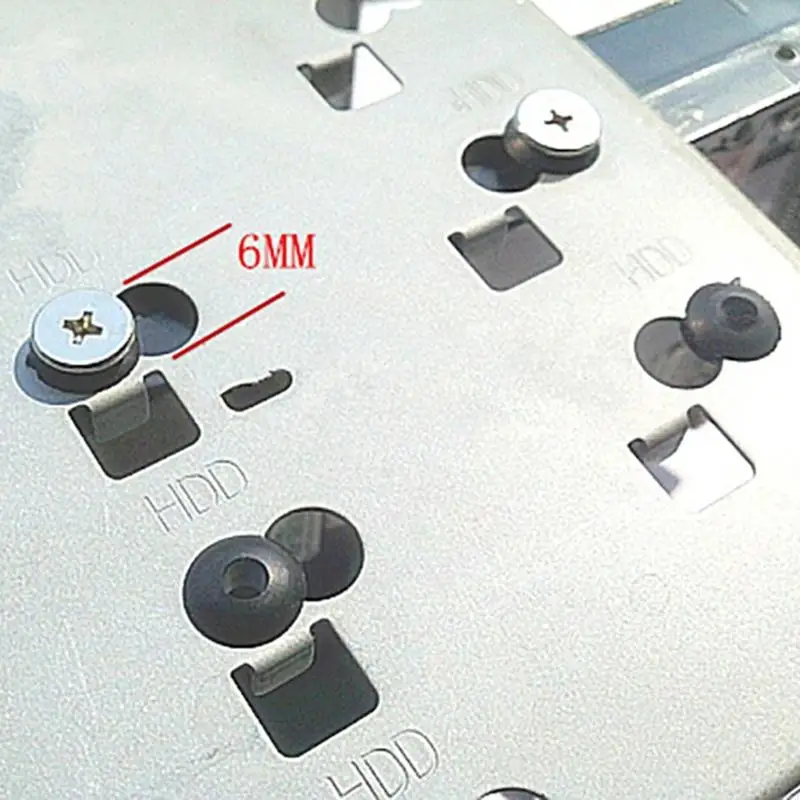 Q5WA Máy Tính Cho Ốp Lưng Chống Sốc Vít Chống Sốc Vít + Chống Sốc 3.5 Inch HDD Chống Sốc Bộ Vít 20 Chiếc