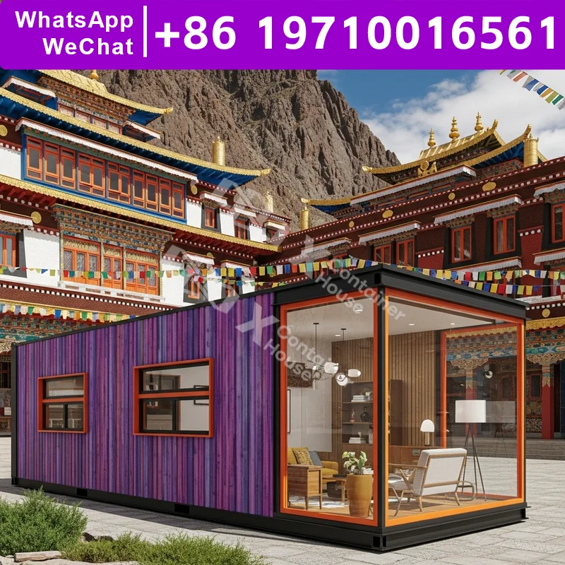 

Сборные крошечные домики, плоская упаковка, домашние модульные домики, 4 контейнера для доставки, домашний контейнер для доставки, модульные домашние модули Bungalow