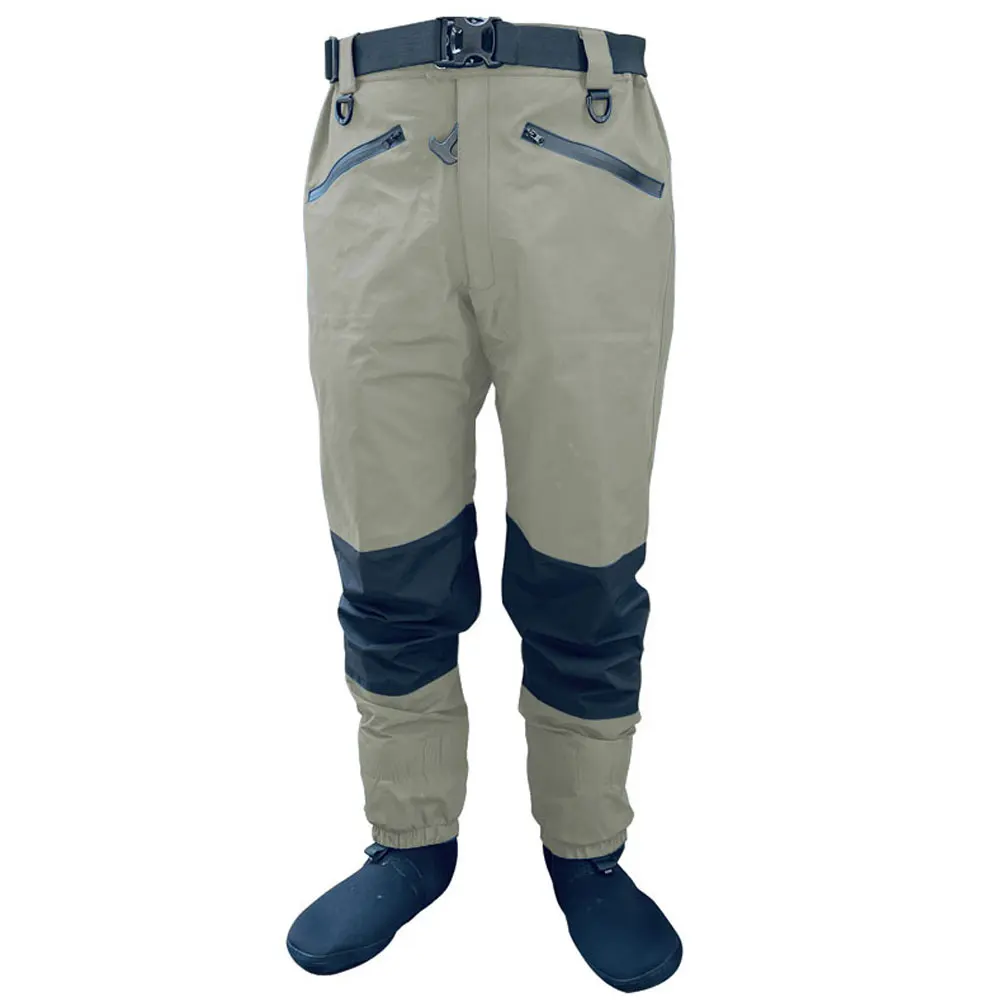 

Men Waist High Wader Waterproof Wading Pants for Fly Fishing Comfort and Durability G4 Pro with Waist Belt Wader for Wading Trip