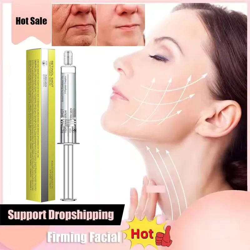 مصل الوجه لإزالة التجاعيد الفورية من الريتينول لشد البشرة والخطوط الدقيقة الكورية المضادة للتجاعيد منتجات العناية بالبشرة ﻿