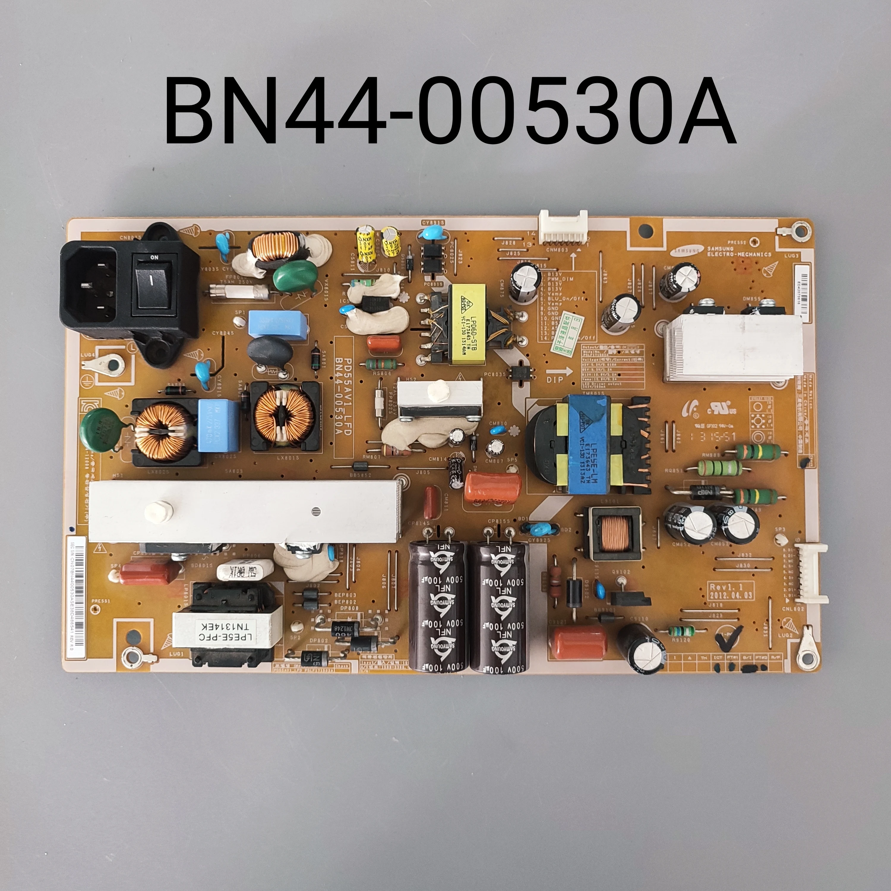 

GENUINE ORIGINAL POWER SUPPLY BOARD BN44-00530A PD55AV1_LFD FOR SAMSUNG ED55C TV