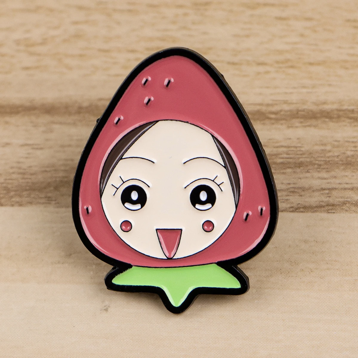 

Cute Anime Girl Enamel Pin Strawberry Badges on Backpack Women's Brooches Hat Lapel Pins Cosplay Accessories Toys Gifts