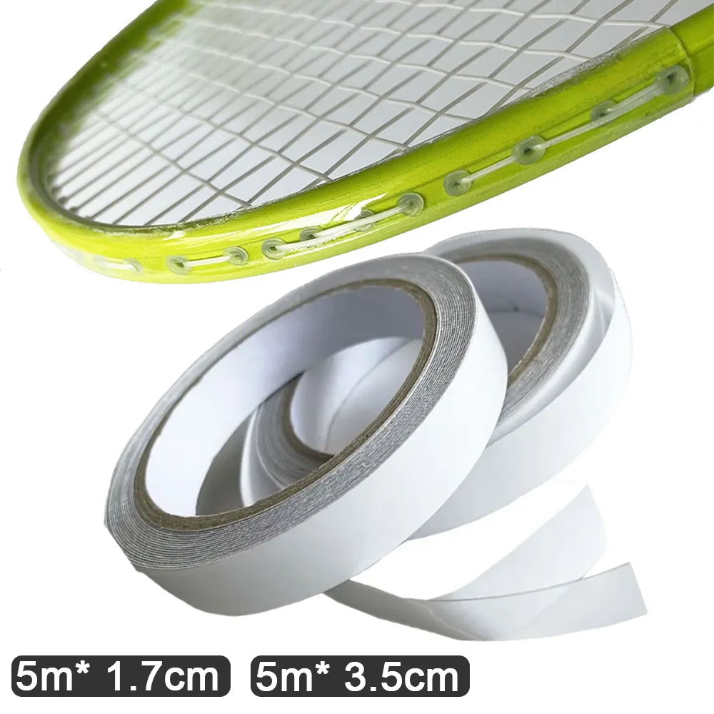 

5M Transparent Tennis Racket Head Tape Badminton Paddle Frame Protection Strap Outdoor Sports Scratch Resistant Accessories