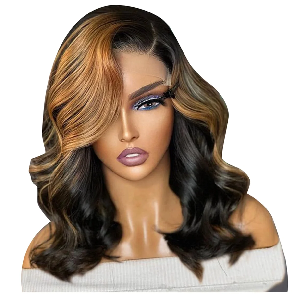 Wig Pre-Pulled Straight Lace Front Wig Women'S Wig Glueless Front Closure Ready to Wear Wig Straight Hair