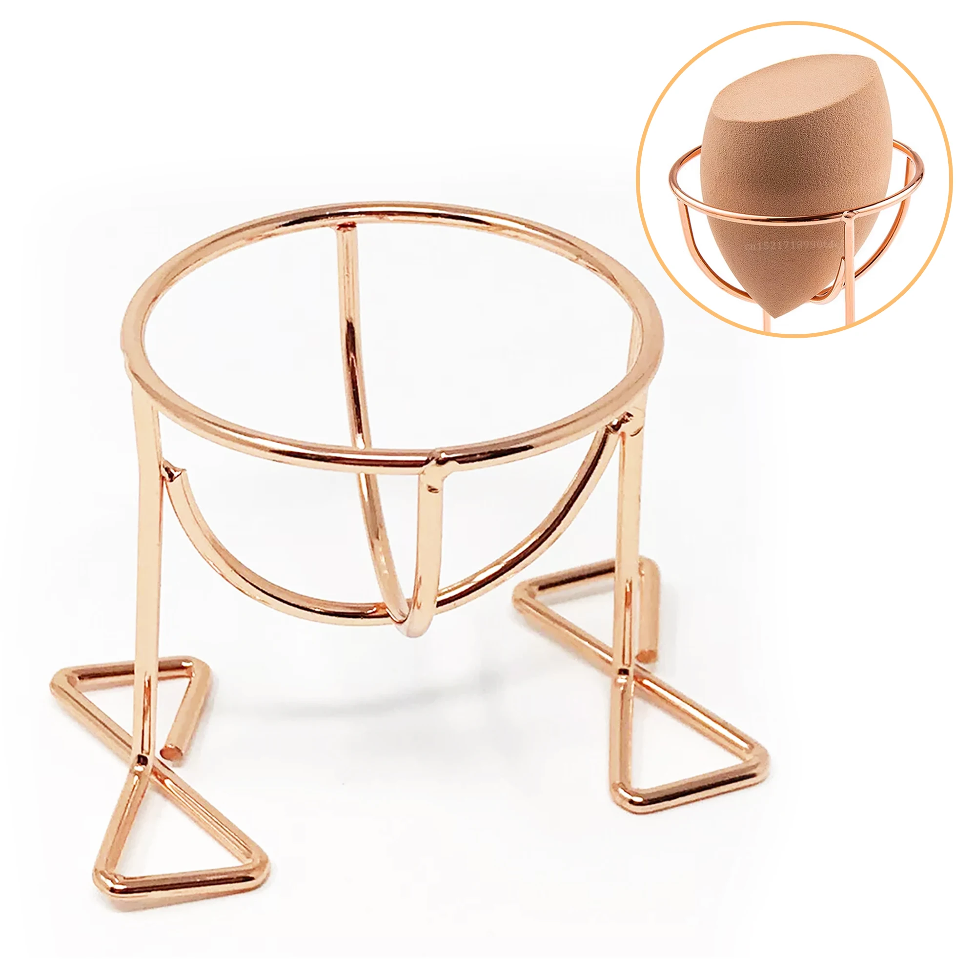 Soporte de esponja de belleza, maquillaje de huevo de estante de almacenamiento, soporte de exhibición de esponja de maquillaje, organizador de esponja de maquillaje, soporte de secado, 1 Pc