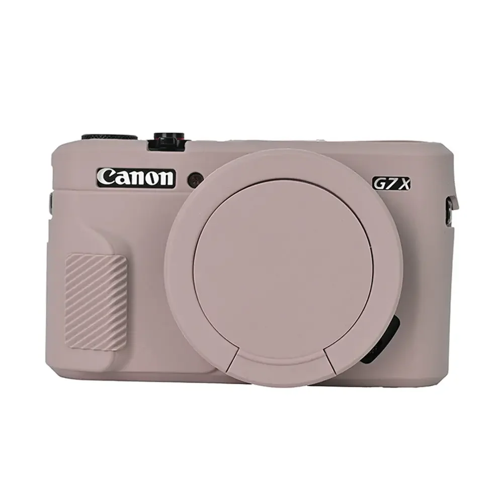 Soft Rubber Silicone Case For Canon PowerShot G7X Mark II III G7X2 G7X3 Armor Body Cover Skin With Len Protector