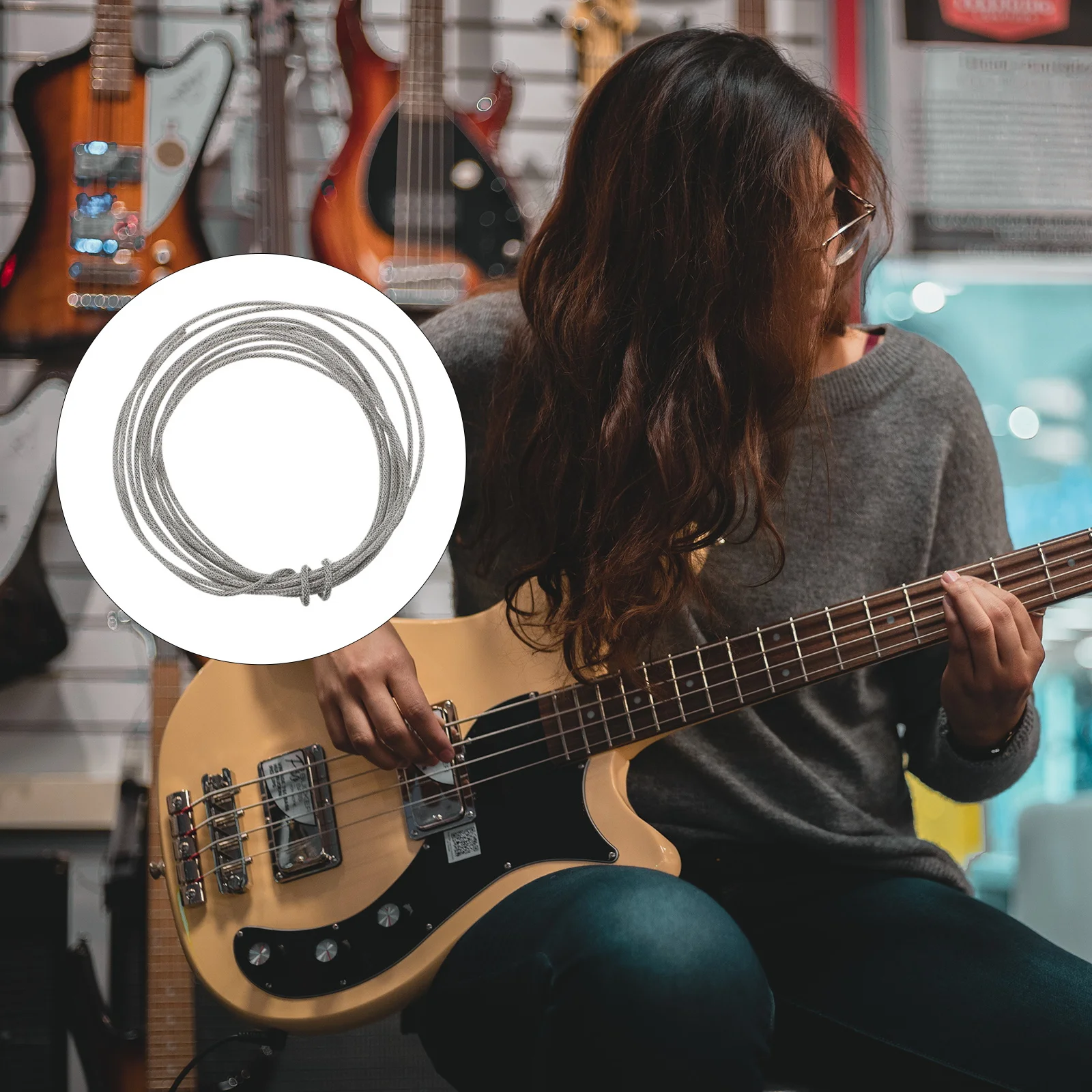 

Single Core Tinned Copper Wire For Guitar Hookup Shielded Cable Noise Reduction Wiring Dj Equipment Accessories