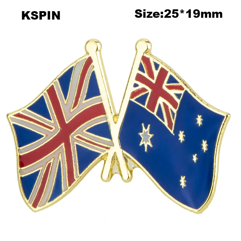 UK and Germany United Kingdom & Russia Flag Lapel Pin International Travel Pins Collections Flag Badge Friendship Country Flag