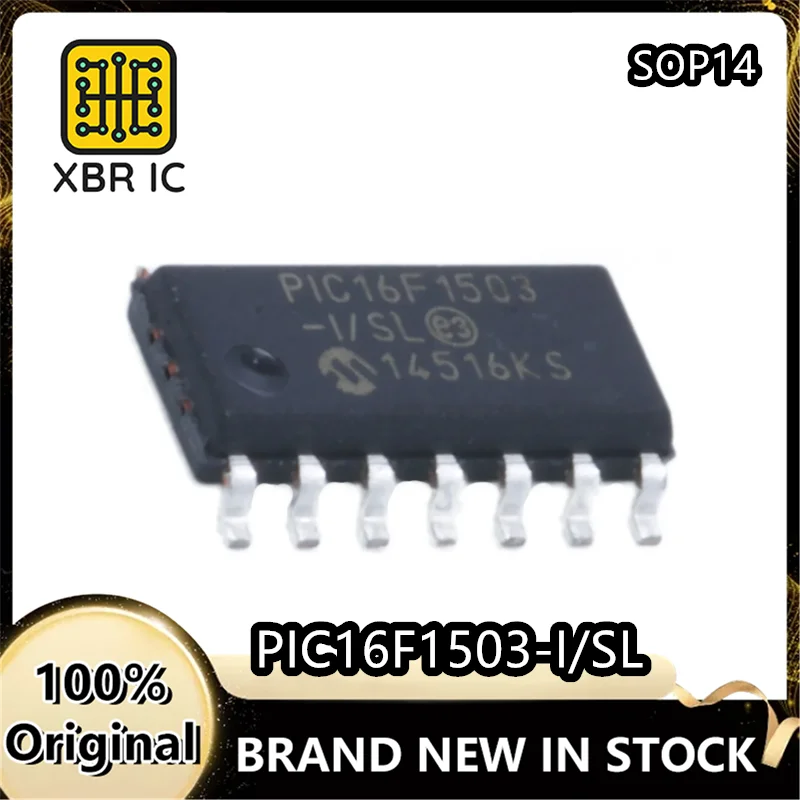 

(20/50 pieces) PIC16F1503-I/SL PIC16F1503 SMD SOP-14 microprocessor chip Brand new Original authentic Spot delivery fast