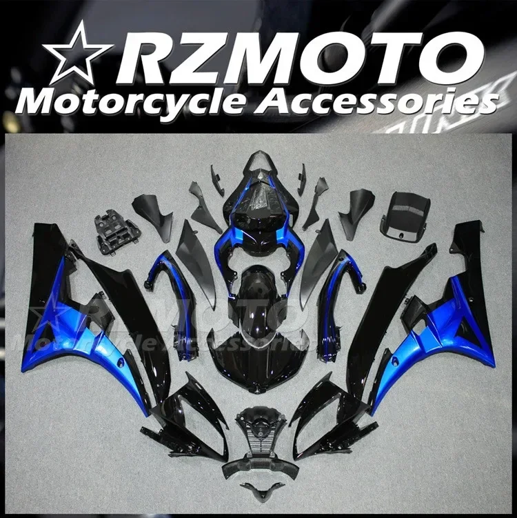 

4Gifts New ABS Motorcycle Fairings Kit Fit For YAMAHA YZF-R6 2006 2007 06 07 Bodywork Set Custom Blue Black