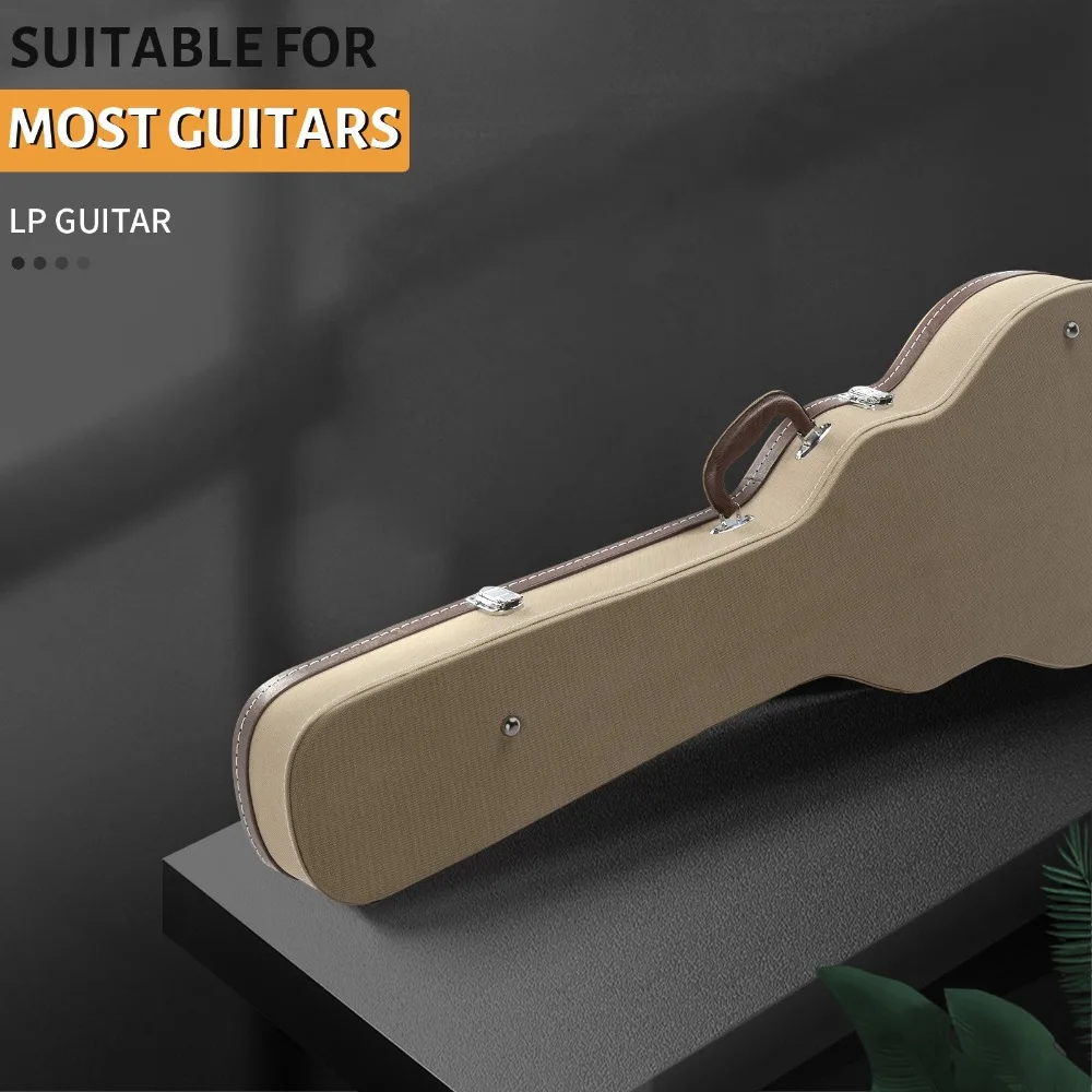 

Портативные жесткие чехлы Делюкс Деревянный чехол для электрогитар KLP