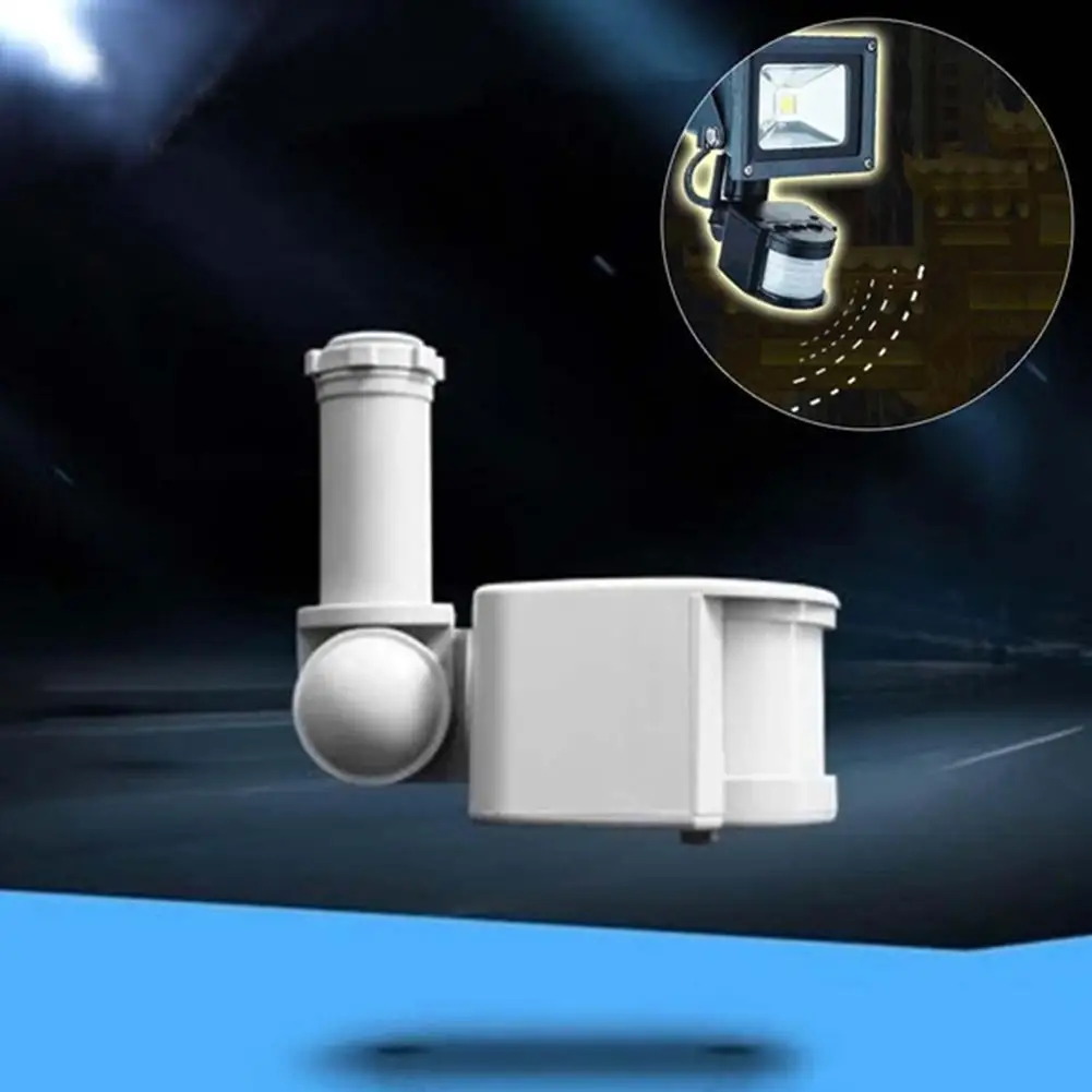 12V DC Motion Sensor Motion Detector Automatic Infrared PIR Sensor 180 Degree Rotating Outdoor Automatic Control Light Switch