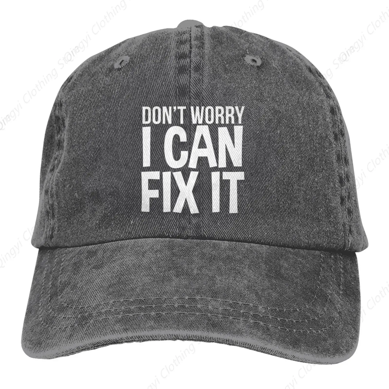 

Don't Worry I Can Fix It Casquette Dad Hat Sandwich Baseball Unisex Baseball Adjustable Washed Cap Deep Heather