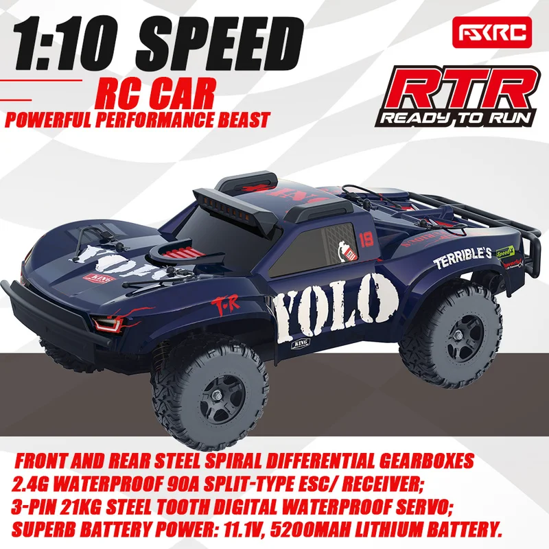 New Remote Control Brushless 4Wd High Speed Full Proportional Electric Off Road Desert Short Course Truck Drift Outdoor Racing